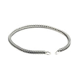 925 Silver Bracelet Fox Tail Beads Charms Necklace Chain