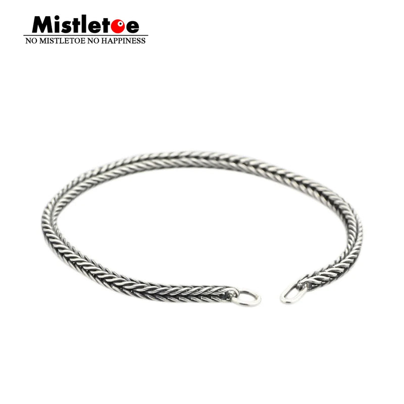 925 Silver Fox Tail Bracelet for Women