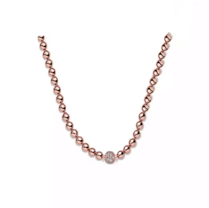 925 Silver Buddha Bead Pendant Necklace DIY Jewelry S925 Women's
