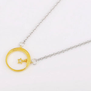 925 Silver Shooting Star Necklace for Women Charm Gift DIY Jewelry