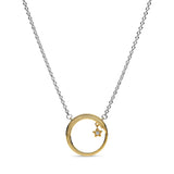 925 Silver Shooting Star Necklace for Women Charm Gift DIY Jewelry
