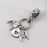925 Silver MUM Charm Bead for Bracelets Mother's Gift