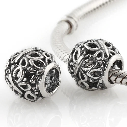 925 Silver Butterfly Charm Bead for Bracelet & Chain