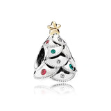 925 Sterling Silver Charms Christmas Snowman Horse Beads for Bracelet Necklace