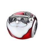 925 Sterling Silver Charms Christmas Snowman Horse Beads for Bracelet Necklace