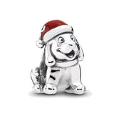 925 Silver Christmas Snowman Horse Beads for Bracelet Necklace DIY