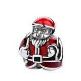 925 Sterling Silver Charms Christmas Snowman Horse Beads for Bracelet Necklace