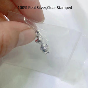 925 Silver Winter Charms Pendant for Bracelet Necklace DIY