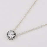 925 Silver Classic Elegance Necklace Women Bead Charm Gift DIY