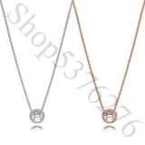 925 Silver Classic Elegance Necklace Women Bead Charm Gift DIY