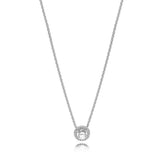 925 Silver Elegance Necklace Women Bead Charm DIY Jewelry