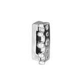 925 Silver Clear CZ Crown Clip Charm Beads Reflexions Bracelet