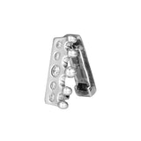 925 Silver Clear CZ Crown Clip Charm Beads Reflexions Bracelet