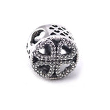 925 Silver CZ Petals of Love Charm Bead for Bracelets