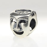 925 Silver Mask Charm Bead for Bracelet