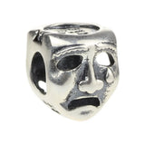 925 Silver Mask Charm Bead for Bracelet