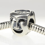 925 Silver Mask Charm Bead for Bracelet