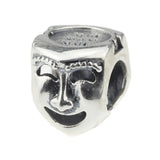 925 Silver Mask Charm Bead for Bracelet
