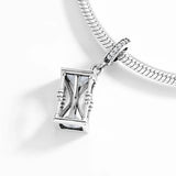 925 Silver Crystal Zircon Pendants Bead Charms for Bracelets