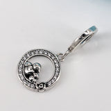 925 Silver Bird Mother Love Dangle Charm Beads Fit Bracelets DIY Jewelry