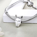 925 Silver Bulldog Charms Animal Collection for Bracelet