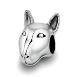 925 Silver Bulldog Charms Animal Collection for Bracelet