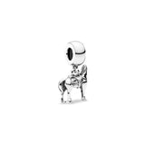 Sterling Silver Feather Dangle Beads for Jewelry Making