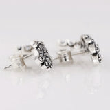 925 Sterling Silver Angel Wing Stud Earrings Gift Jewelry