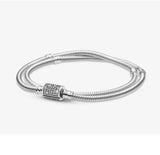 925 Silver Women's Double Layer Bracelet