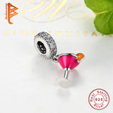 925 Sterling Silver Dream Travel Charm Bead for Bracelet Pendant DIY Jewelry