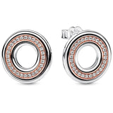 925 Silver Moon Star Signature Hoop Earrings