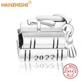 925 Silver Graduation Charms Beads for Bracelet Bangle