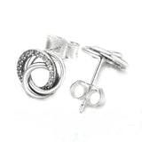925 Silver Family Always Stud Earrings For Women