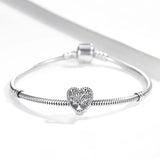 925 Silver Family Tree Beads Personalized Photo Heart Charm