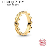925 Sterling Silver Daisy Bee Love Pan Ring for Women