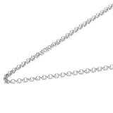 925 Sterling Silver Role Chain Necklace for Women