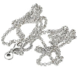 925 Sterling Silver Role Chain Necklace for Women
