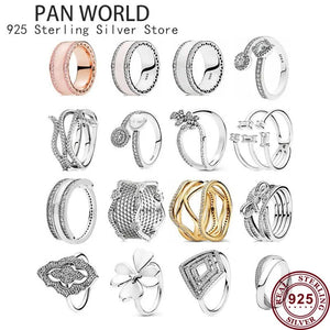 925 Sterling Silver Butterfly Plate Snake Lady Pan Ring