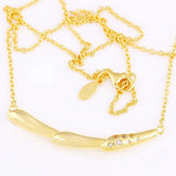 925 Silver Flower Stem Necklace for Women Bead Charm Gift DIY Jewelry