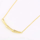 925 Silver Flower Stem Necklace for Women Bead Charm Gift DIY Jewelry