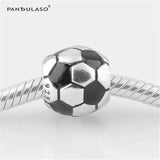 925 Sterling Silver Football Charms for Bracelet & Choker