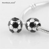 925 Sterling Silver Football Charms for Bracelet & Choker