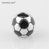 925 Sterling Silver Football Charms for Bracelet & Choker