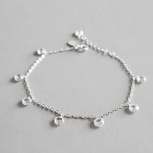 925 Silver Zircon Bracelet Women