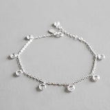 925 Silver Zircon Bracelet Women