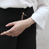 925 Silver Heart Charm Bracelet Jewelry for Women