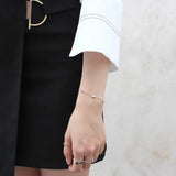 925 Silver Heart Charm Bracelet Jewelry for Women