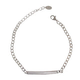 925 Silver Punk Geometric Charm Bracelet for Women
