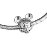 925 Silver Shimmering Mouse Charm for Bracelets DIY
