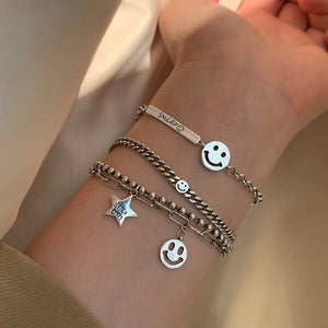 925 Silver Vintage Geometric Bracelets For Women Wedding
